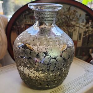 Barreveld International Nicely Weighted Mercury Glass Vase